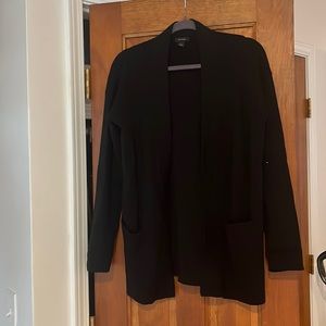 Black cardigan, Halogen size small.
